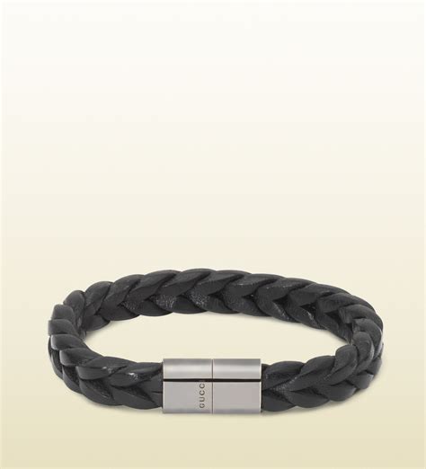 mens gucci leather bracelet|men's gucci bracelet sale.